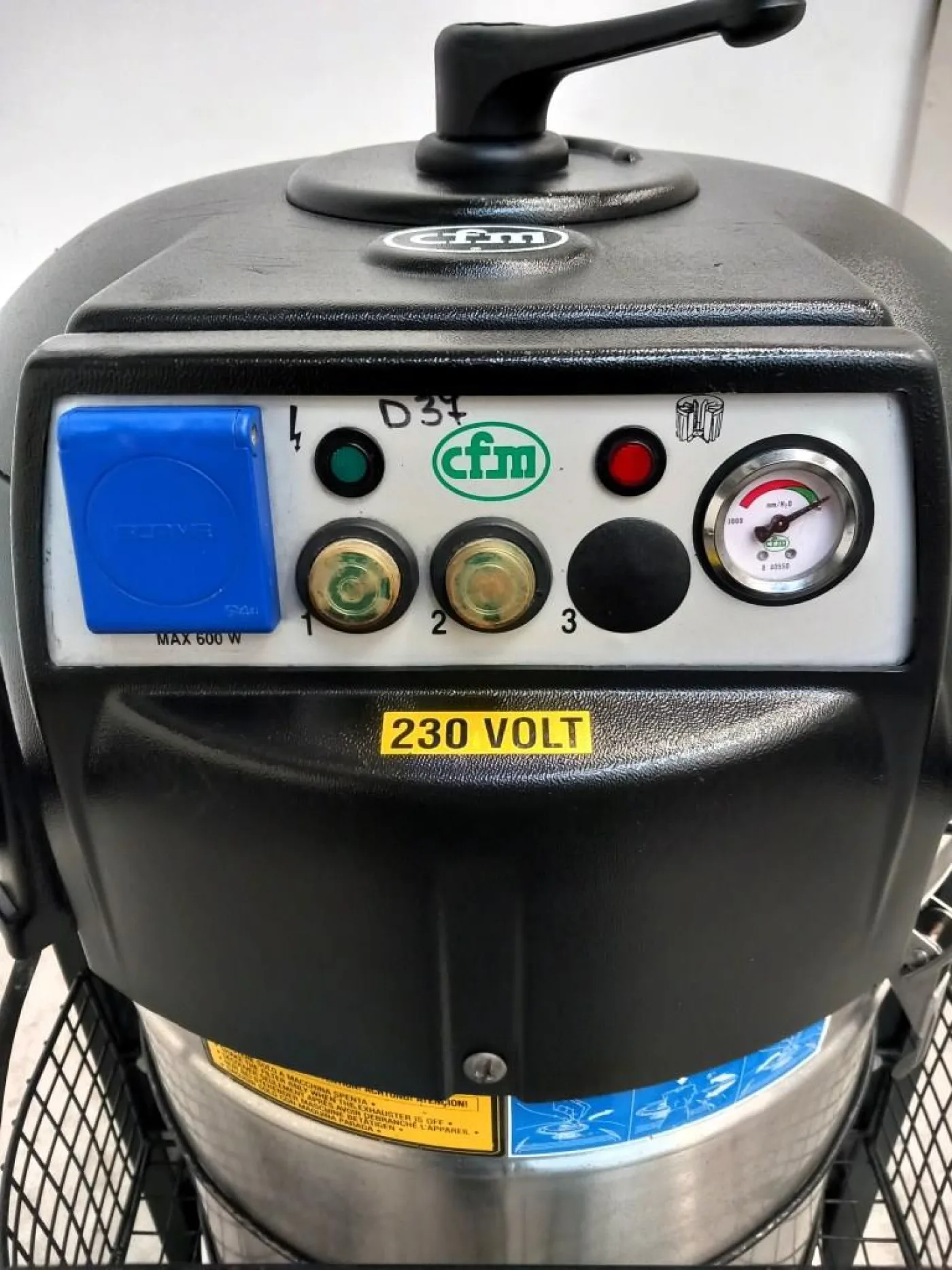 ASPIRATORE INDUSTRIALE PER POLVERI – CFM – MOD. 127 XX - 3
