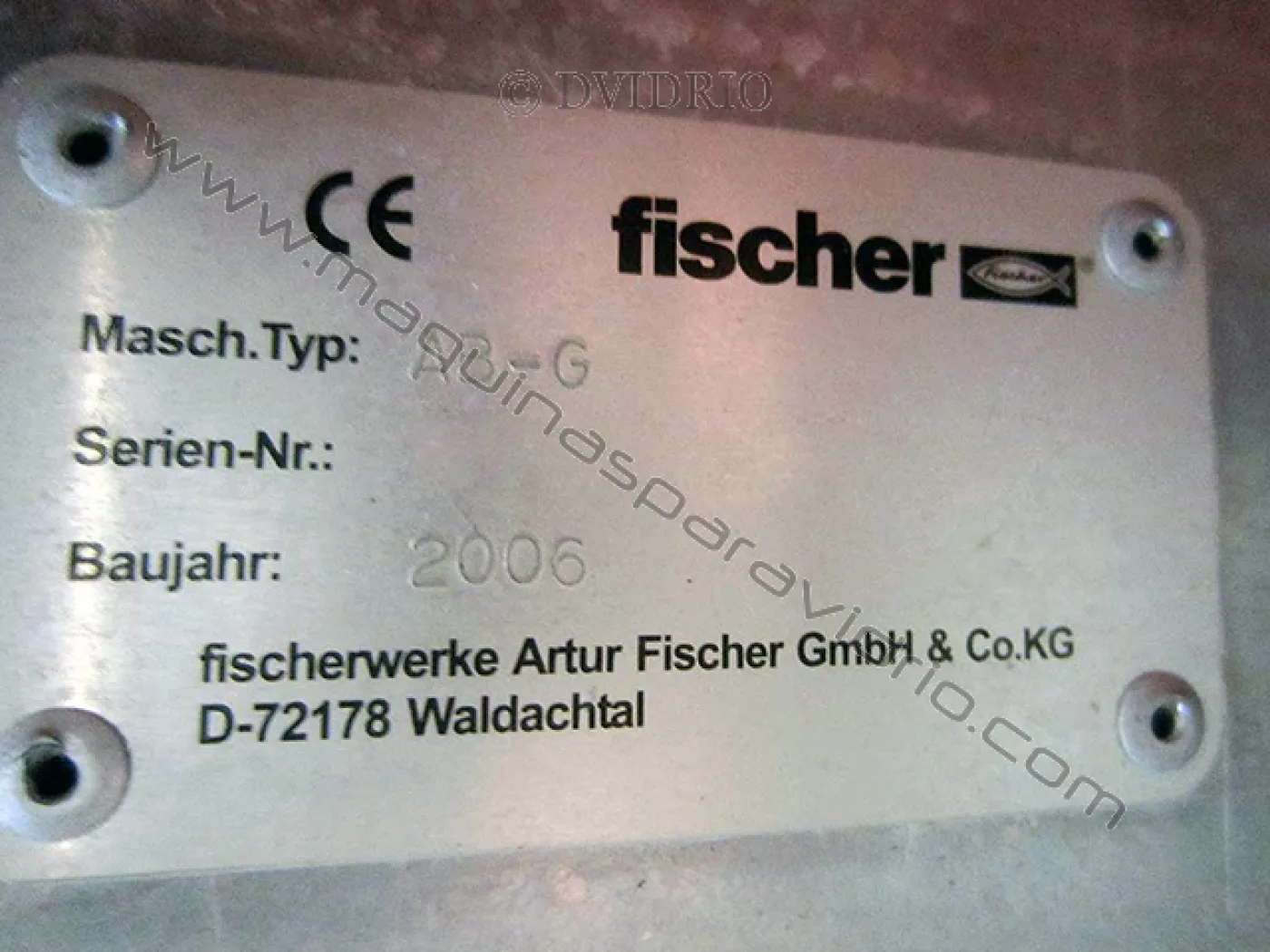 TALADRO CNC VERTICAL PARA VIDRIO FISCHER - 5