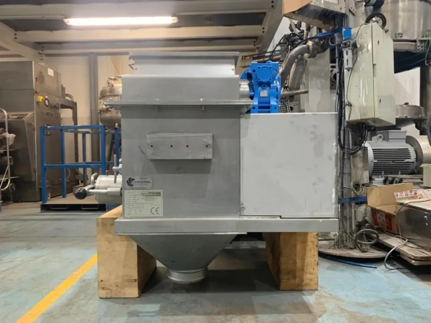 USED BONALS G-45 DOUBLE + TR-45 STAINLESS STEEL GRANULATOR - 1