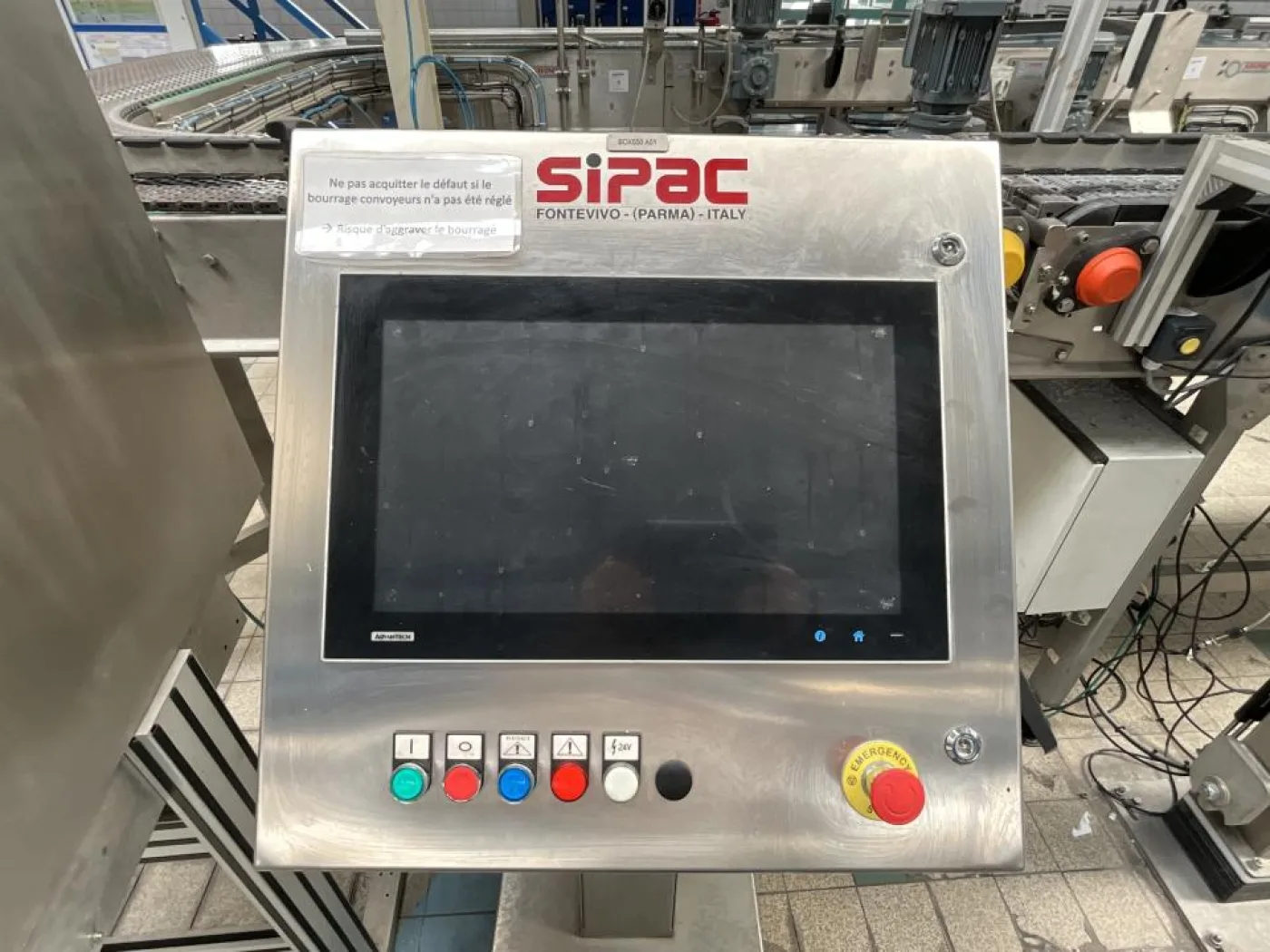 2016 Sipac Sipac 010 011 81mm Convoyeur Belt for Bottles with HMI and Puissance and Controls Enclosure - Line 1 - 8