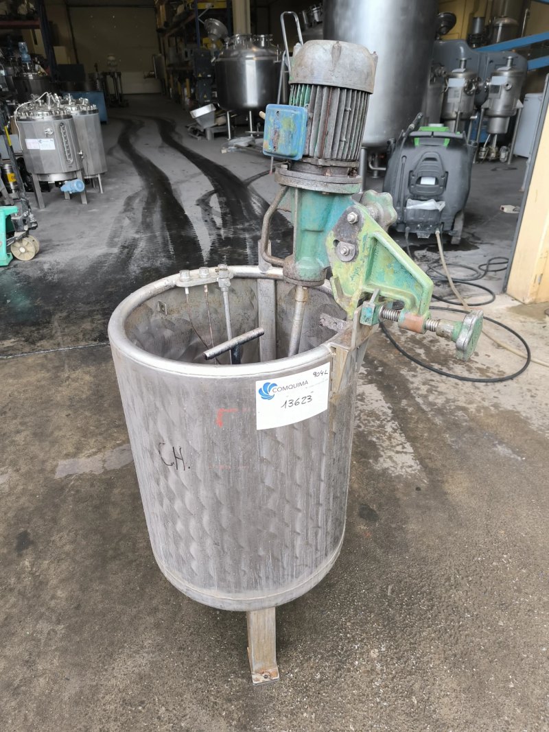 160 LITRE 316 STAINLESS STEEL TANK WITH AGITATOR