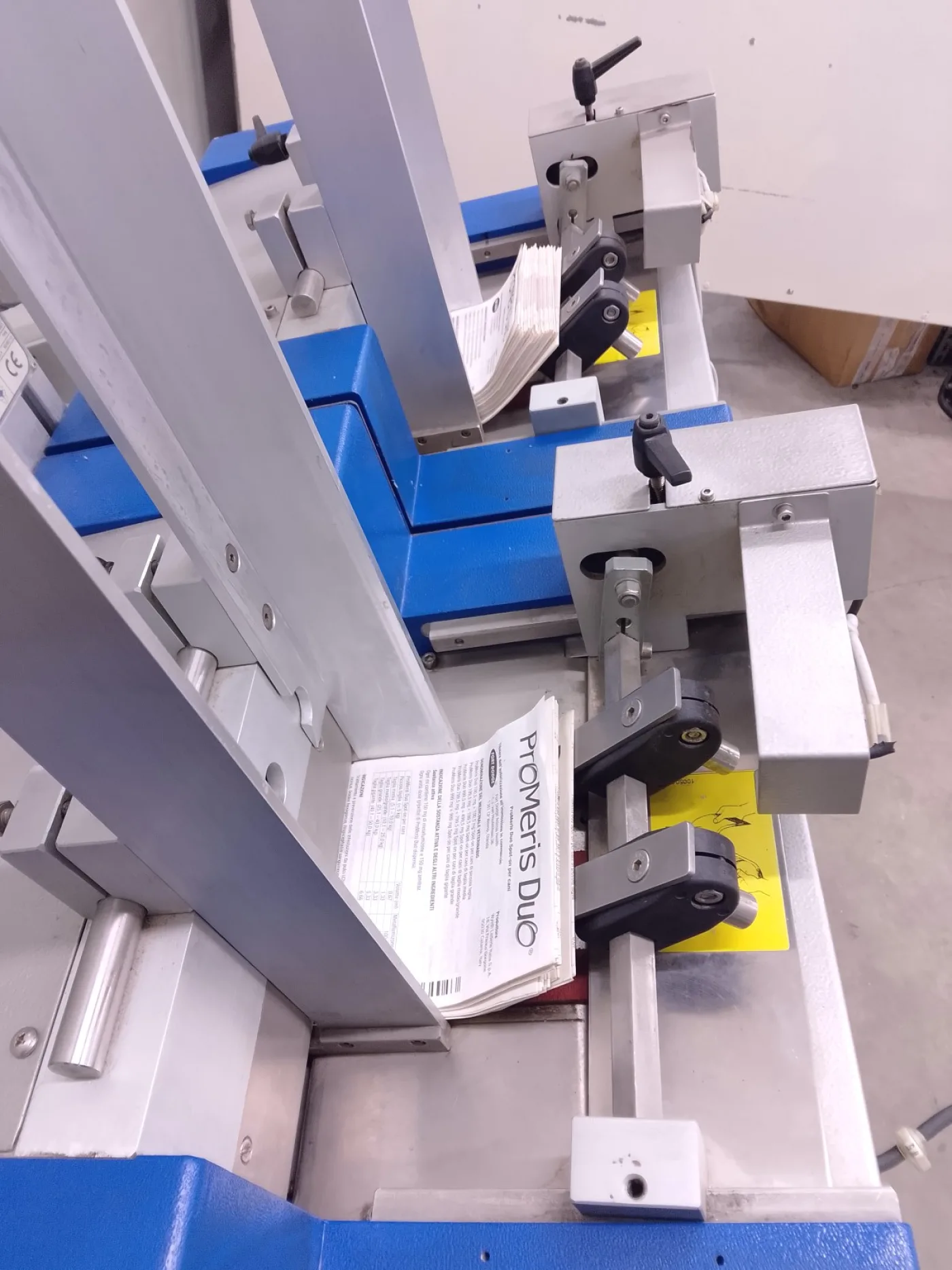 ALIMENTATORE DI FOGLIETTI ILLUSTRATIVI – ETIPACK – MOD.WHIZZY 210 / SISTEMA SPECIALE A-250-025A/B - 7