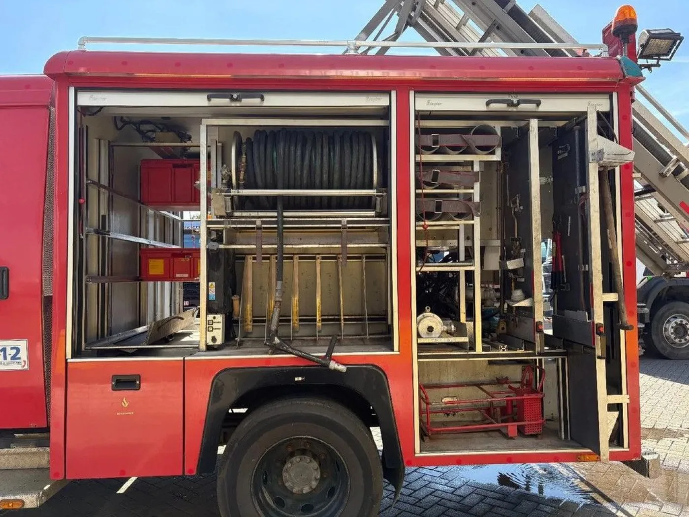 DAF Ae55Ce Ae55Ce + Fire Truck + 116766 Km + Extendable Ladder + 1500 L Water Tank - 7