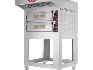 Zanolli EP70 4/MC Single Deck Electric Pizza Oven with Stand and Hood Single Phase - islandcatering