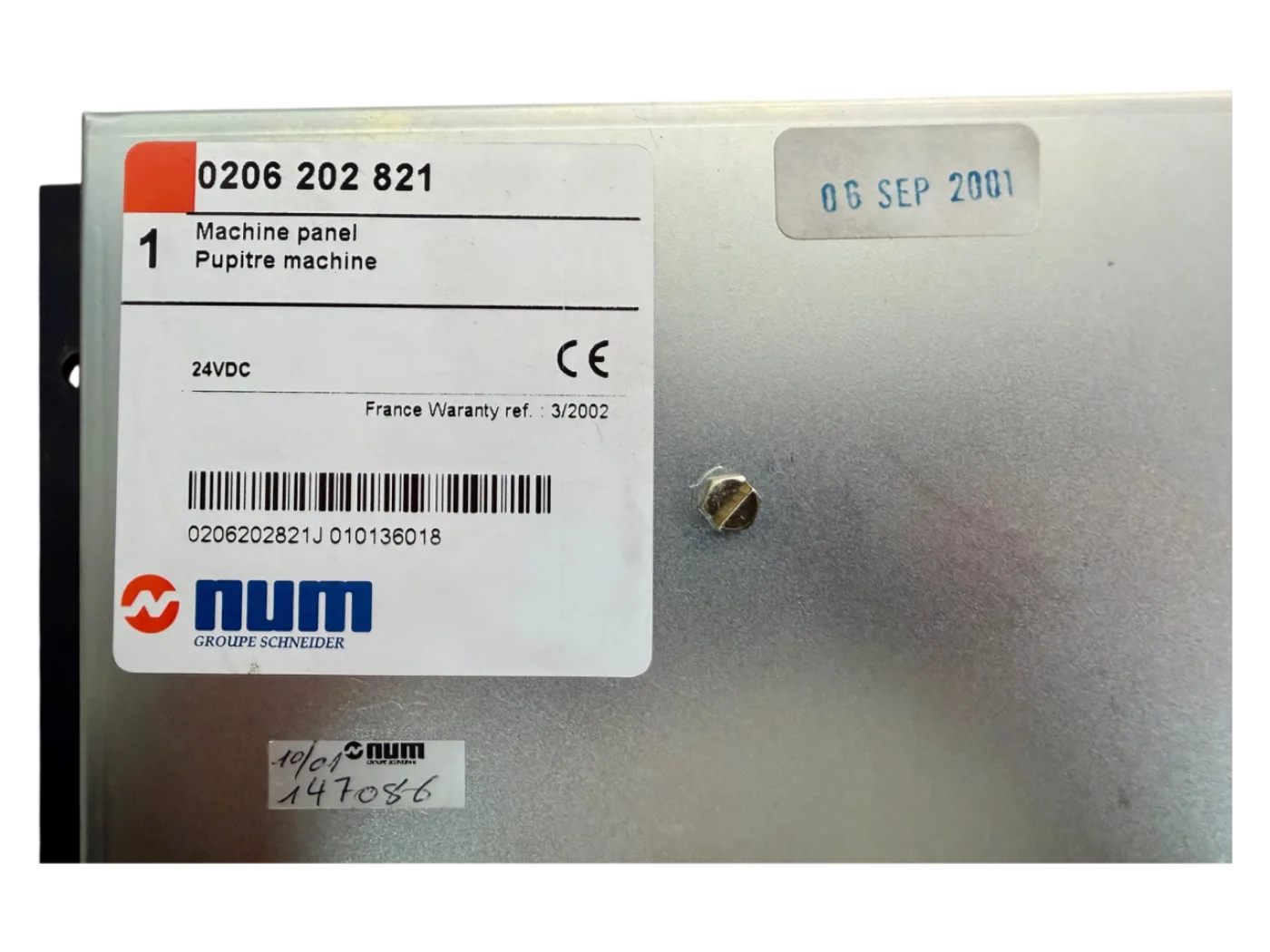 NUM Kurz Hub Tastatur Steuerung NUM 1060 Art Nr 207202 830M 0206202821J IMA 310 410 610 810 - 7