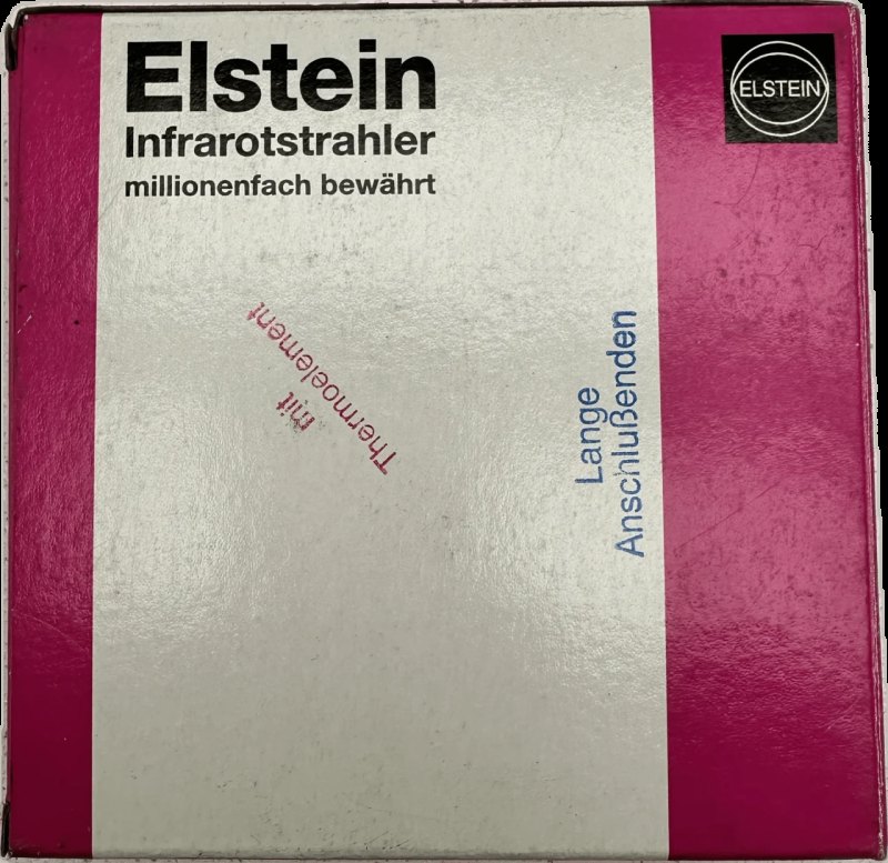 Elstein Keramische Infrarot-Flächenstrahler T-SHTS 1200