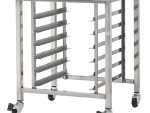 TurboFan Stainless Steel Stand with Castors and Swivel Lock SK32 - islandcatering