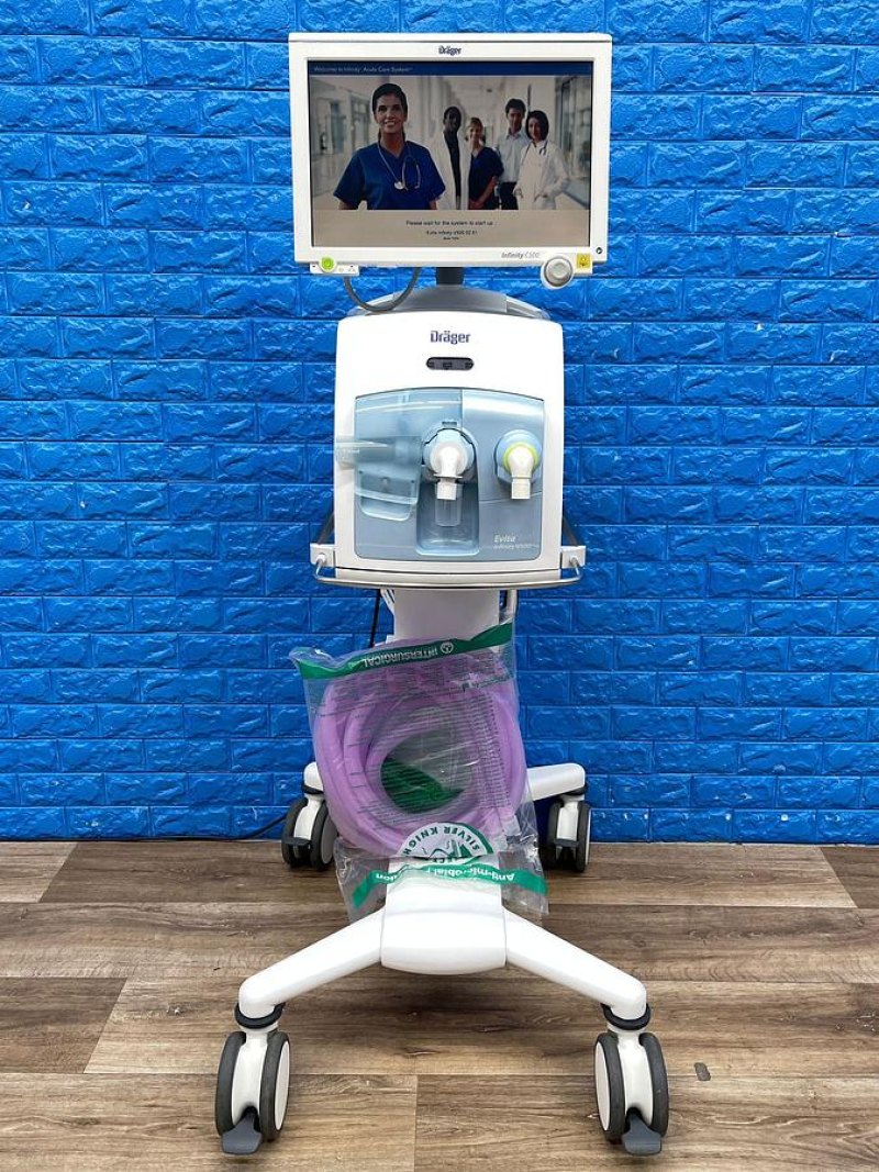 Dräger Evita V500 Ventilator SW: S02.51.01 Hours: 35374 YOM: 2013