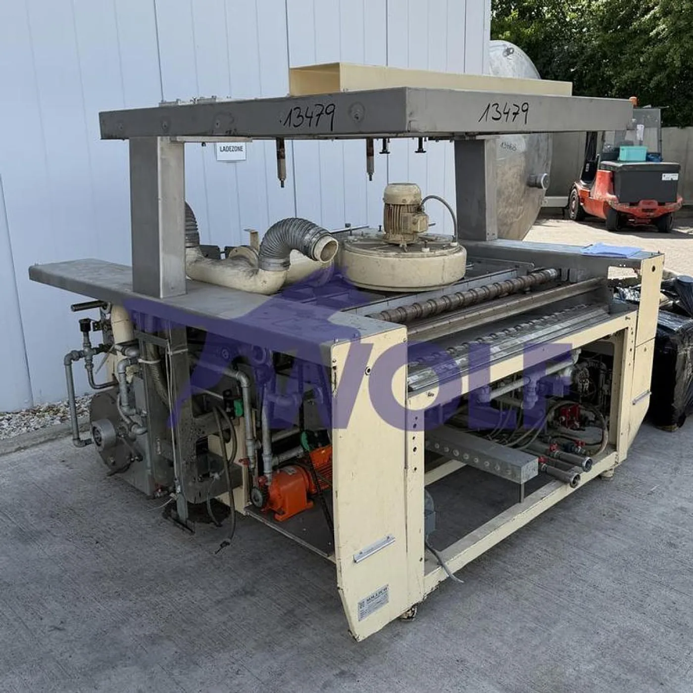 geb. Überziehmaschine SOLLICH - Type M-1300 Baujahr 2003 - 2