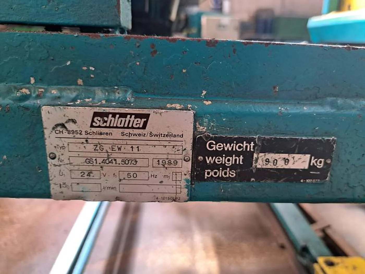 Linha de SCHLATTER MOS3-S MG90 - 2