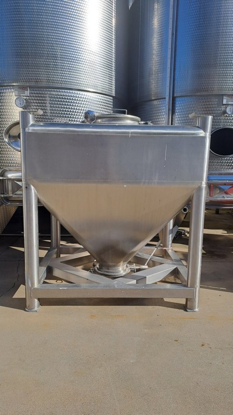 STAINLESS STEEL SUGAR HOPPER , SECOND HAND EQUIPMENT