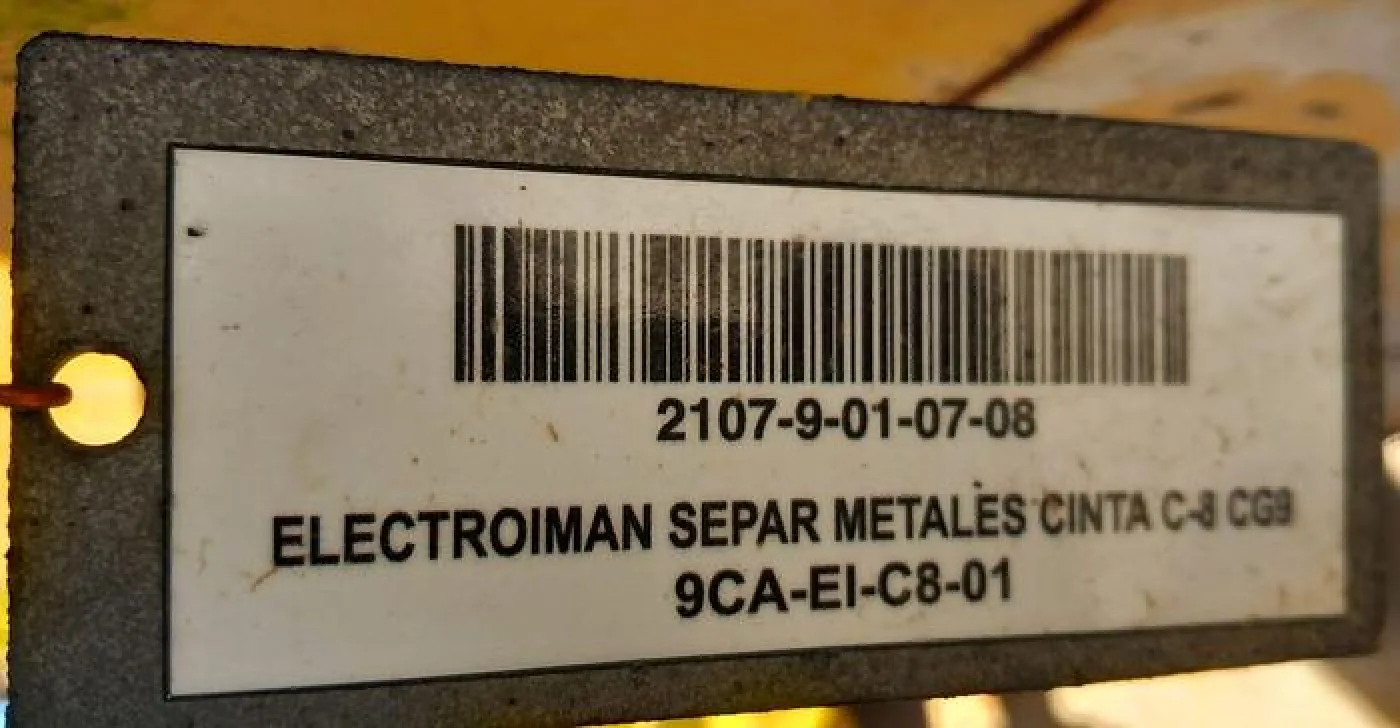 Eletroíman separador de metais - 4