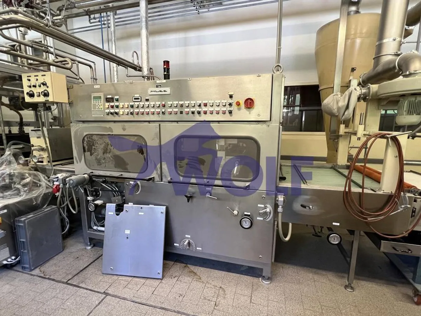 Überziehmaschine BEPEX HUTT - Type ÜZM-2000 mit ca. 1.050 mm Arbeitsbreite. - 1