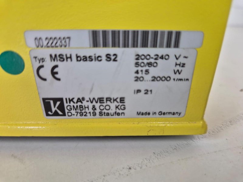 IKA Werke Yellowline MSH Basic S2 magnetic stirrer