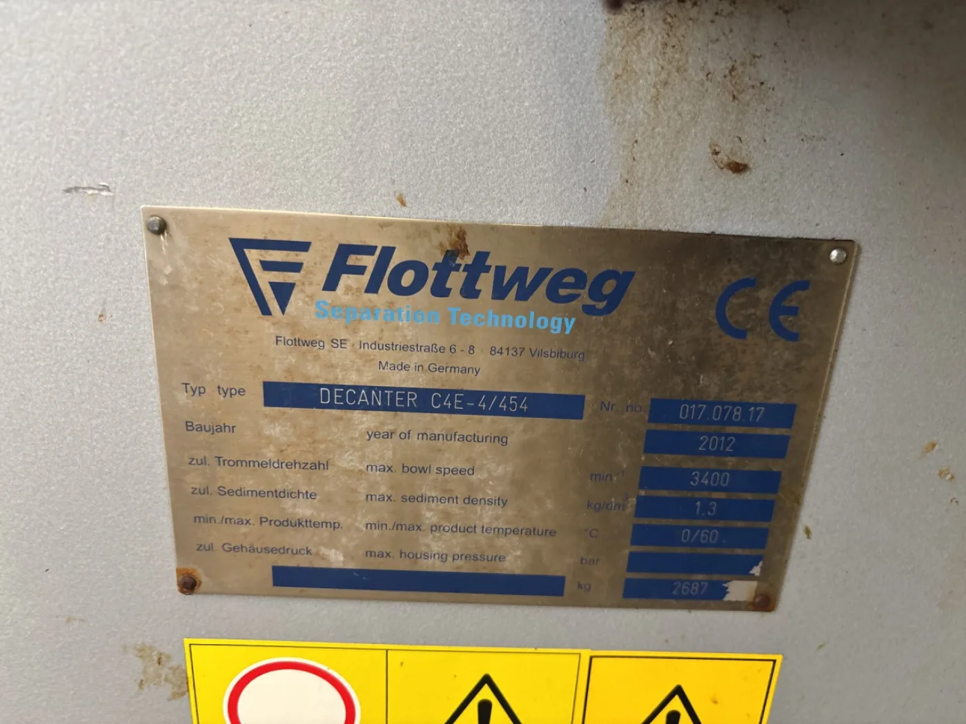 Flottweg C 4E-4/454 - Decanter - 5