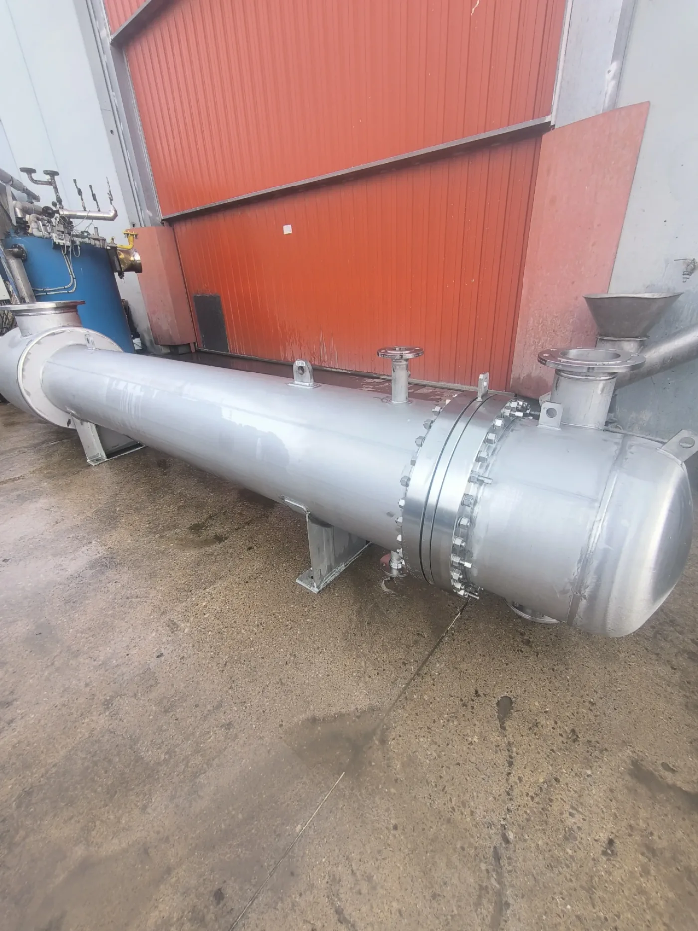TUBULAR HEAT EXCHANGER MAFELCA STAINLESS STEEL 316L 43 m2 - 3