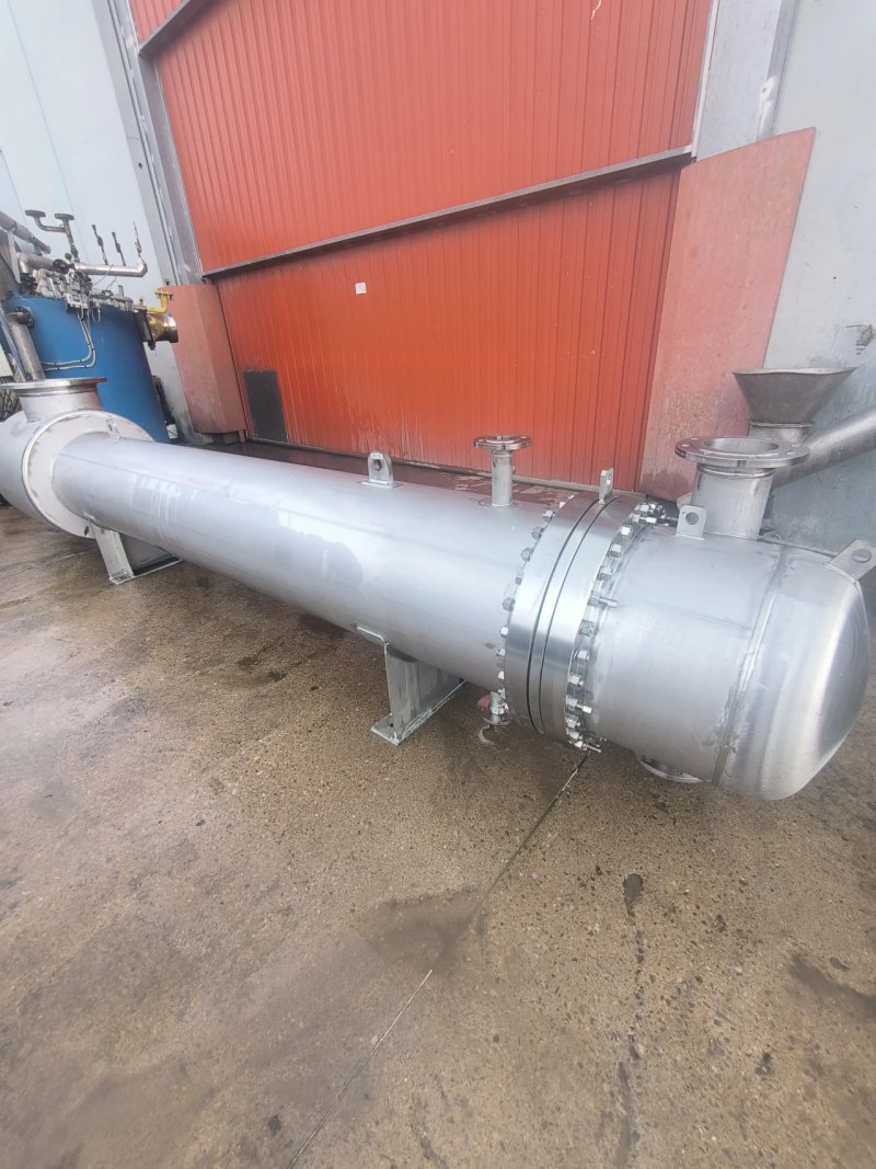 TUBULAR HEAT EXCHANGER MAFELCA STAINLESS STEEL 316L 43 m2