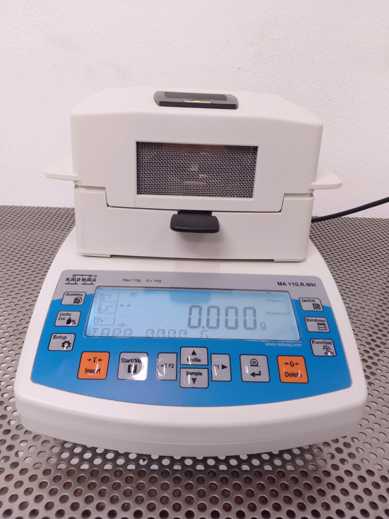 ANALIZZATORE DI UMIDITÀ – RADWAG – MOD.MA 110.R WH