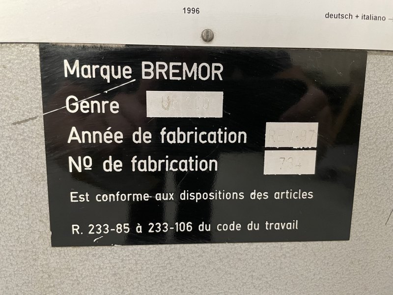 SABLEUSE “BREMOR” TYPE UNIBLOC 200