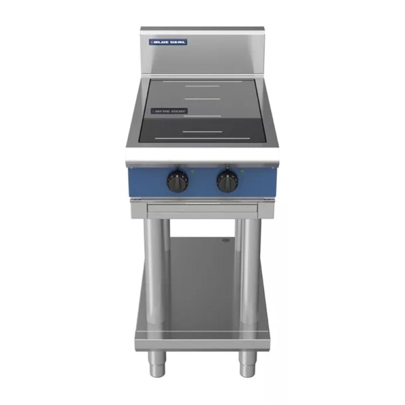 Blue Seal 2 Zone Free Standing Full Area Induction Hob 10kW IN512F-B - islandcatering