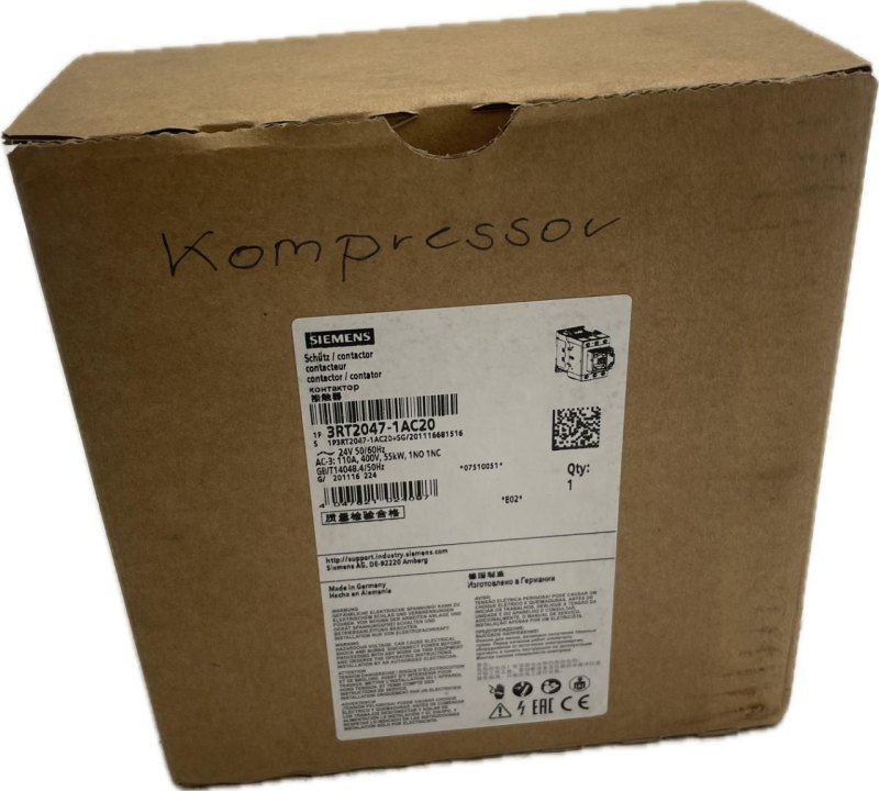 Siemens Leistungsschütz 3RT2047-1AC20
