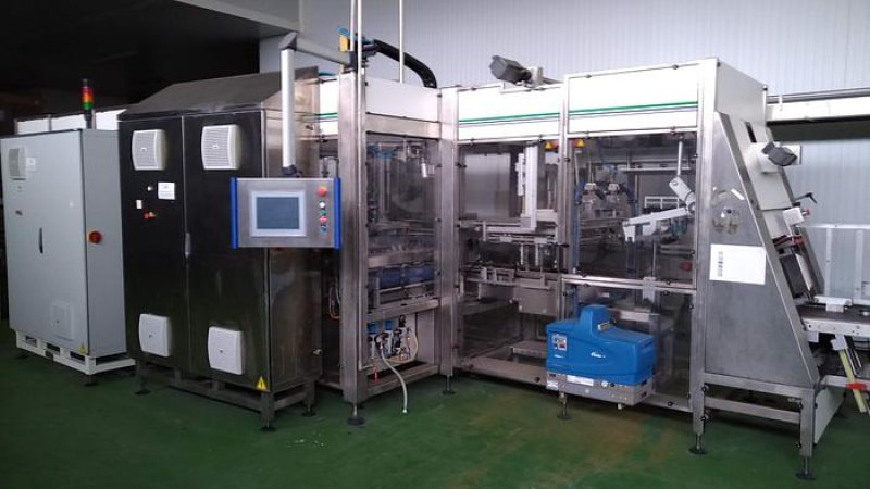 Equipamento fazer caixas e paletizar TECMA EVCOMPDIV 2400