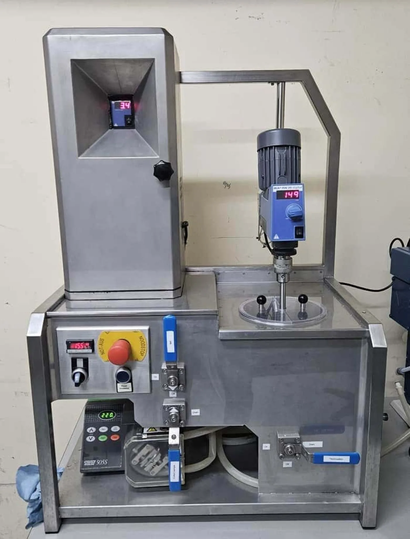 IKA Pilot opstelling met RW20N digital, IKA T25 Ultraturrax inline disperser tool & Watson Marlow 505S Peristaltic pump - 1