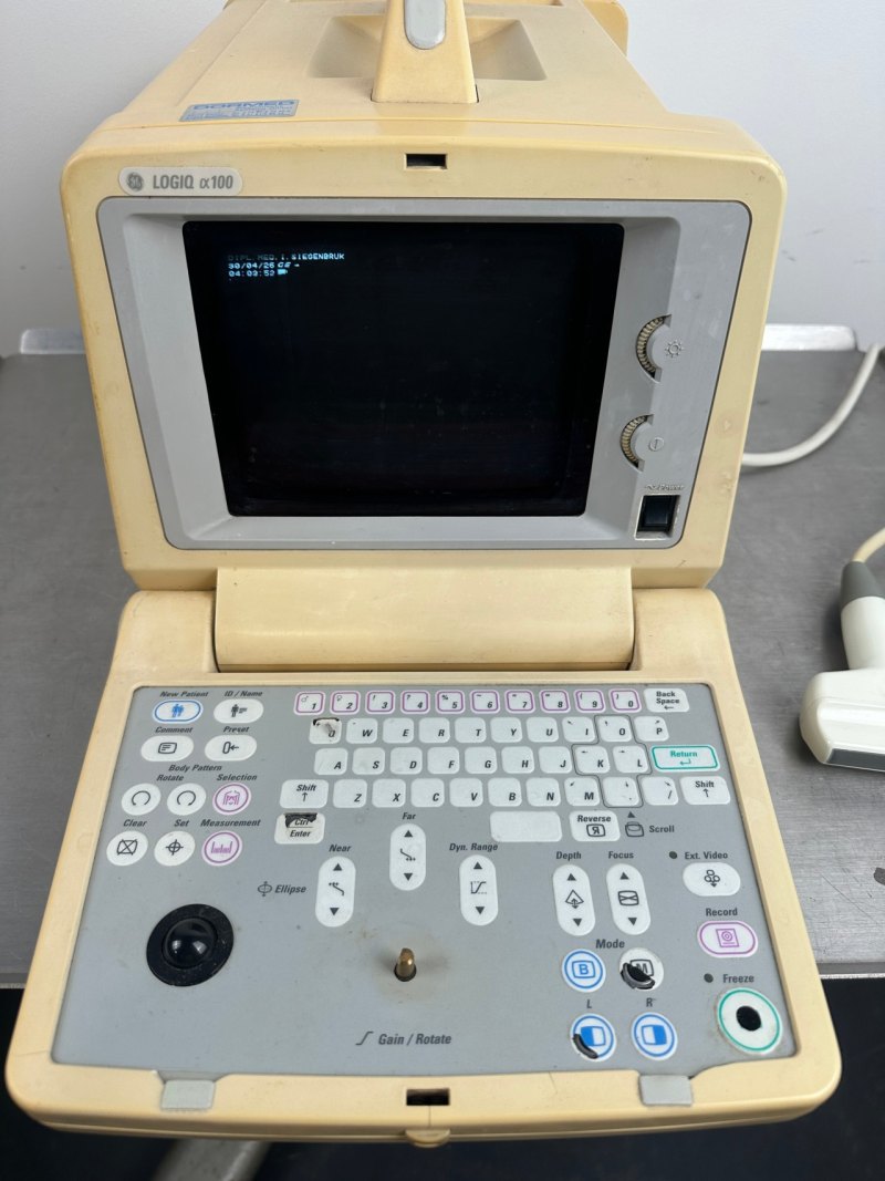 GE Logiq Alpha 100 Ultraschallgerät mobil Linearsonde L76