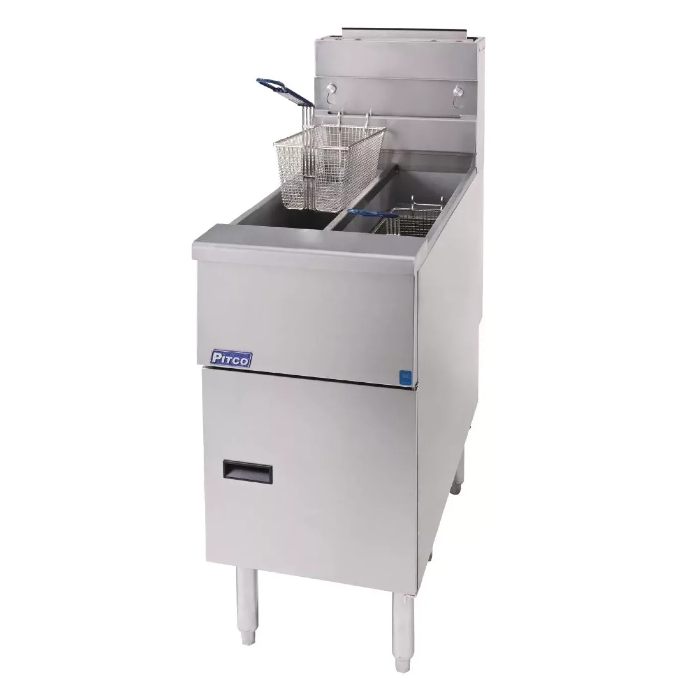 Pitco Twin Tank Solstice Natural Gas Fryer SG14TS - islandcatering - 3