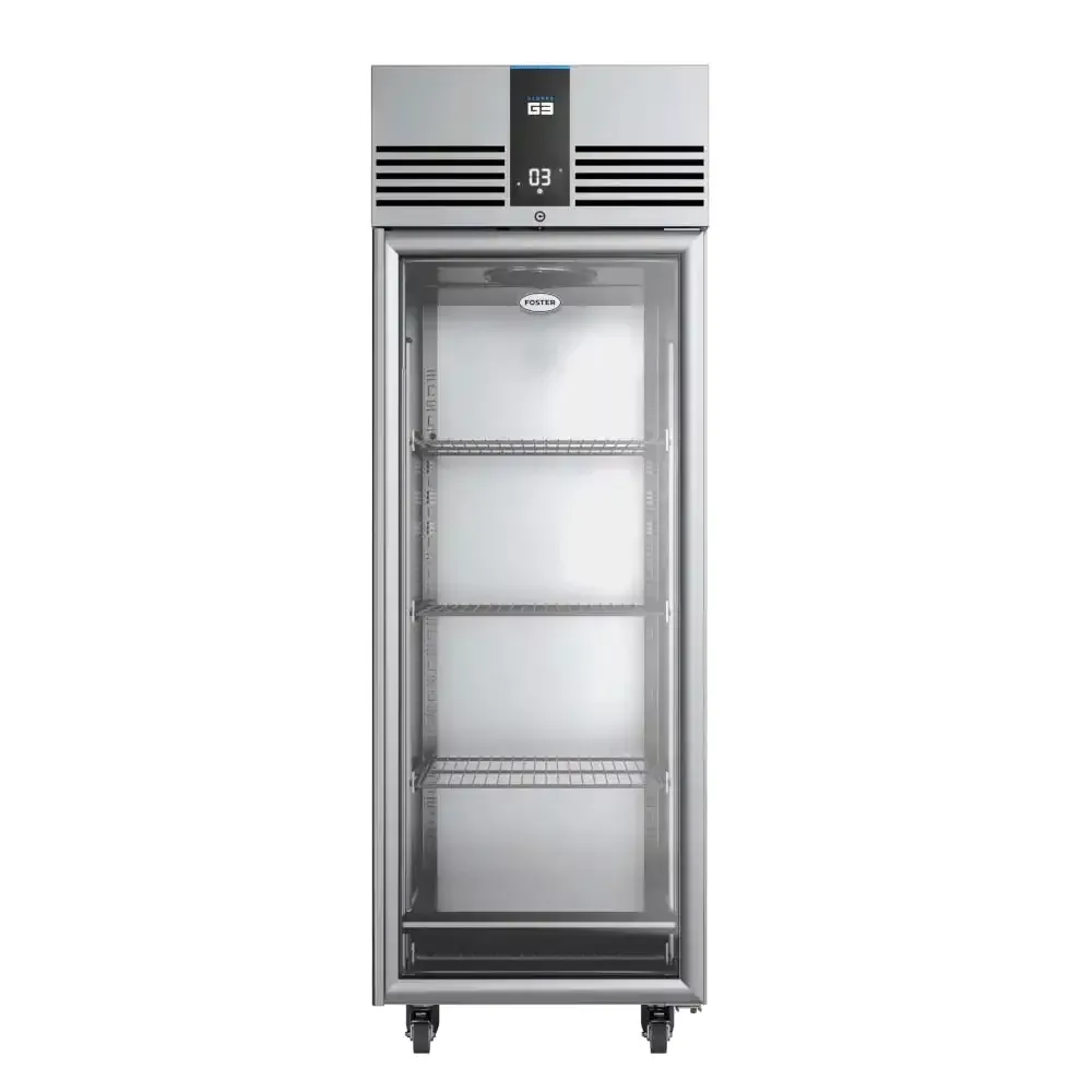 Foster EP700G/41-438 EcoPro G3 Single Glass Door Refrigerated Upright Cabinet 600 Litres - islandcatering