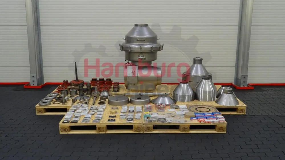 Incomplete Cream Separator Alfa Laval MRPX 214-74T with bowl and spare parts