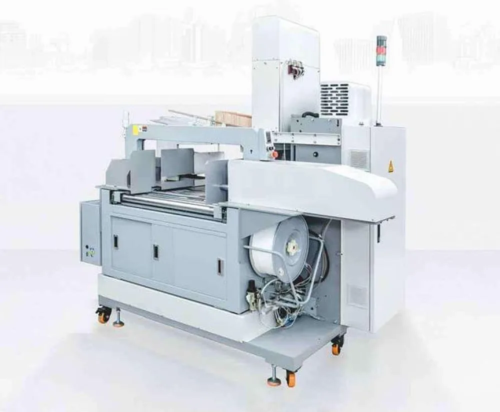 Automatic stacker and bunding machine