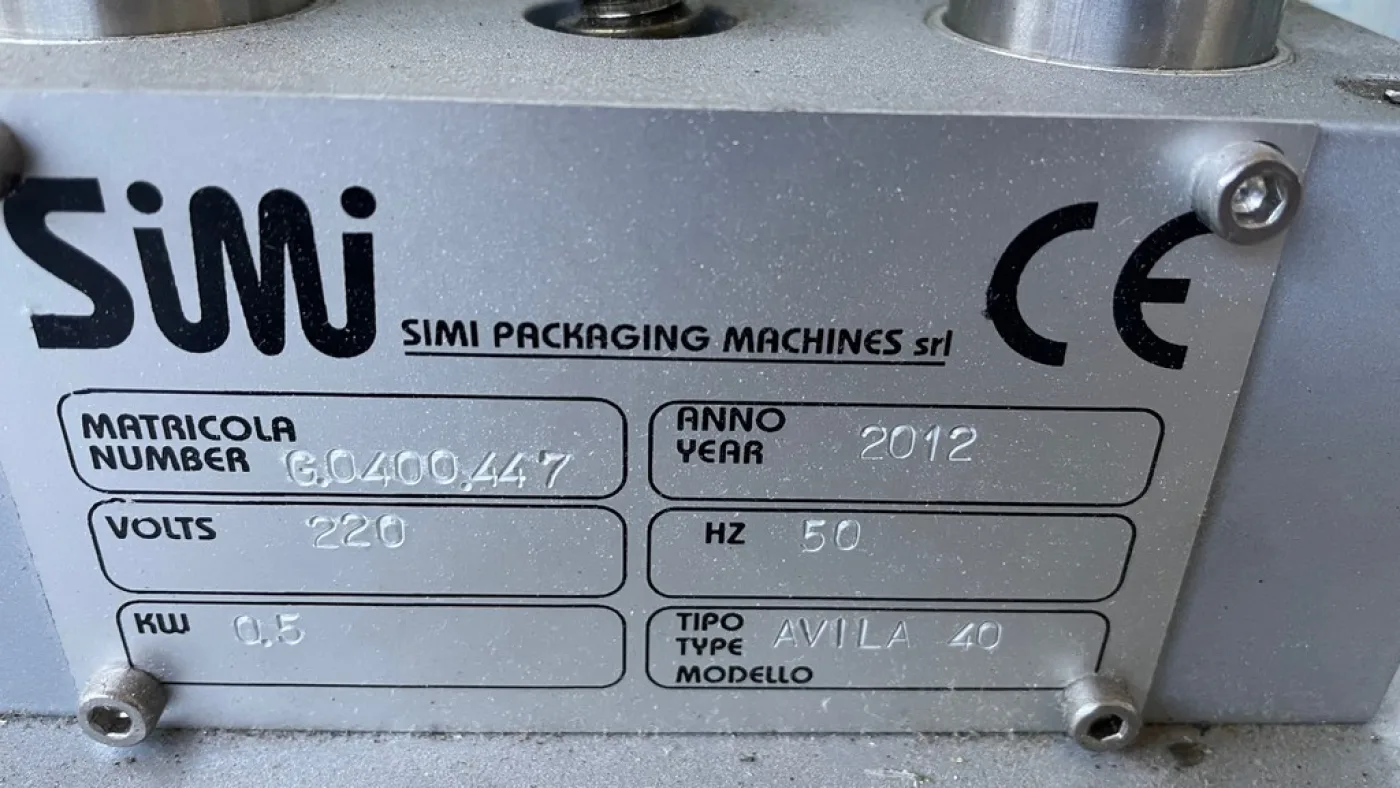 LABELLING MACHINE ALFA 4G WITH 16 HEADS, WITH SIMI ADHESIVE STATIONS YEAR 2012 FOR LABEL AND BACK-LABEL, SECOND-HAND MACHINE - 4