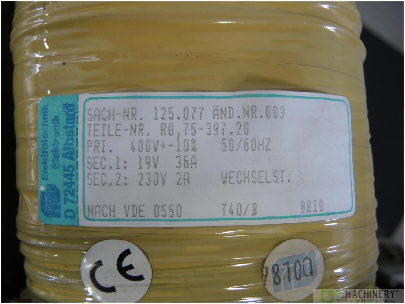 ELEKTROTECHNIK R0.75-397.20 AI3114 - 5
