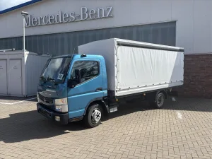FUSO 3C13 Pritsche Plane + Spriegel