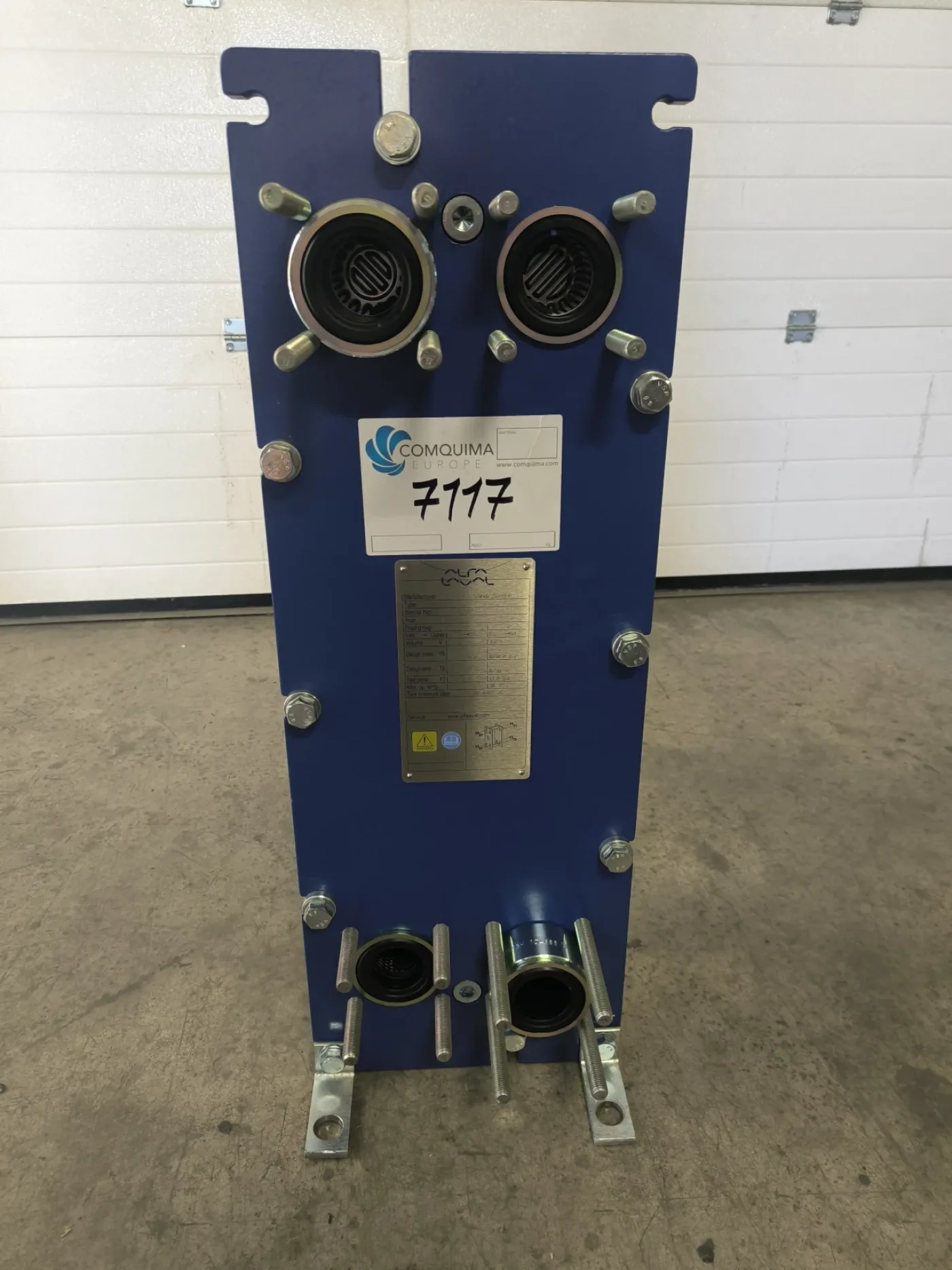 ALFA LAVAL M6 FM PLATE EXCHANGER STAINLESS STEEL 316 UNUSED - 1