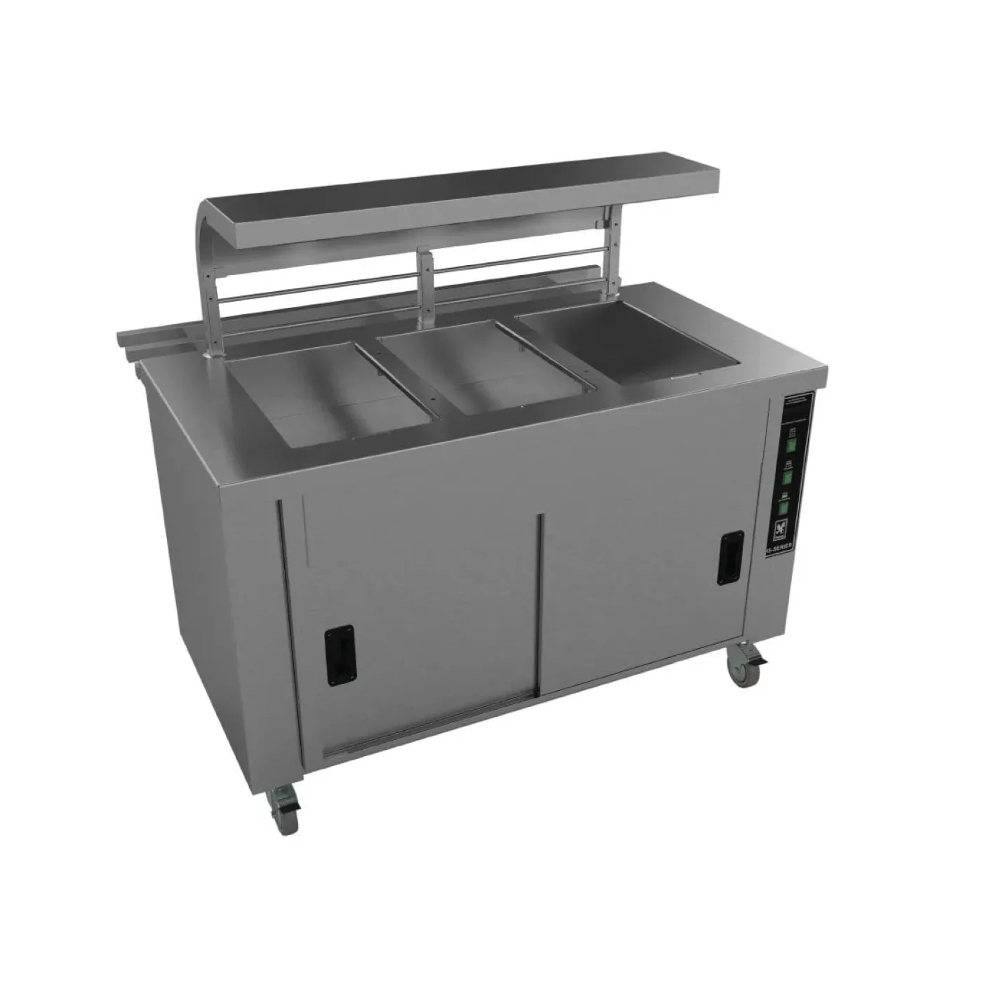 Falcon Chieftain 3 Well Heated Servery Counter with Trayslide HS3 - islandcatering - 1