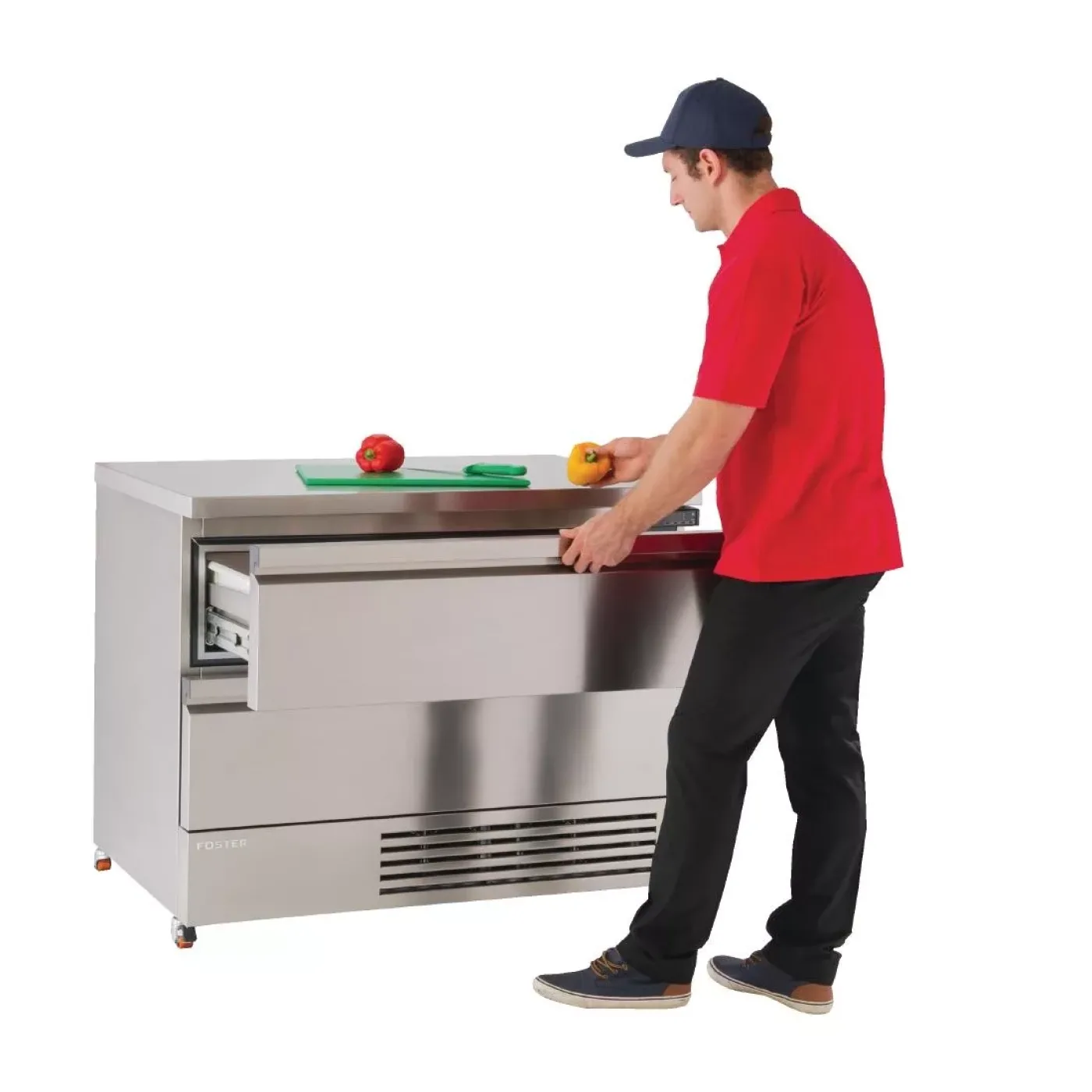 Foster FlexDrawer 2 Drawer Counter Fridge/Freezer FFC6-2 - islandcatering - 2