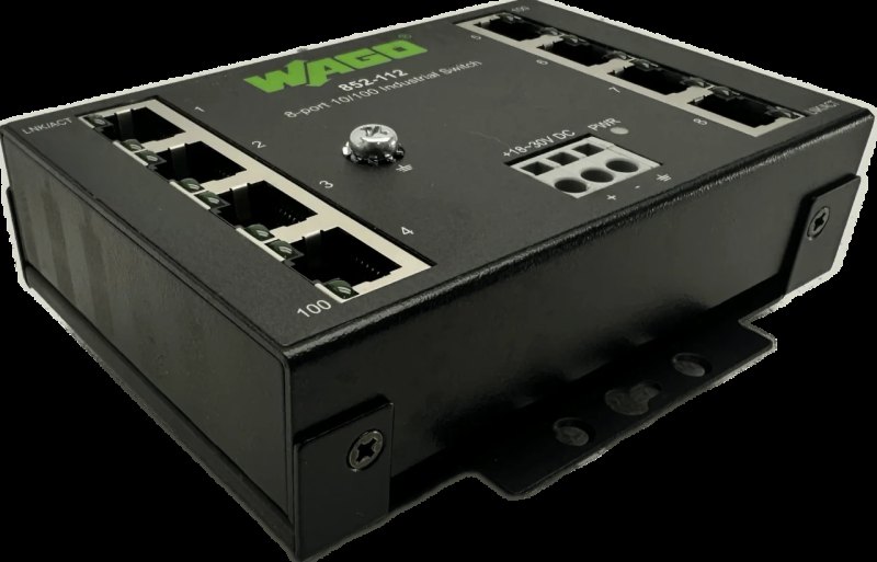 Wago Industrial-ECO-Switch 8 Ports 100Base-TX 852-112