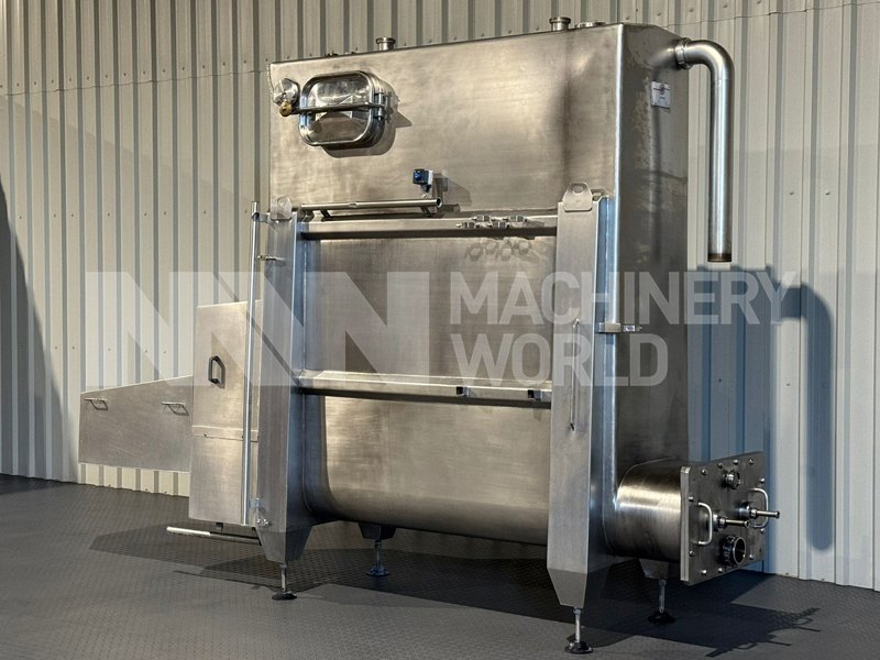 3,000kg Simon Freres Bulk Butter Silo with Twin Screw Auger & Butter Pump