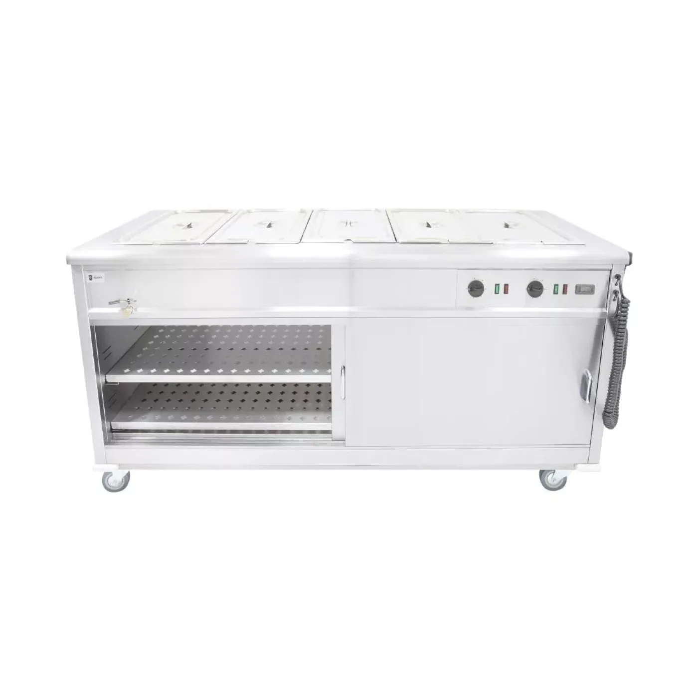 Parry Mobile Servery with Bain Marie Top MSB18 - islandcatering - 5