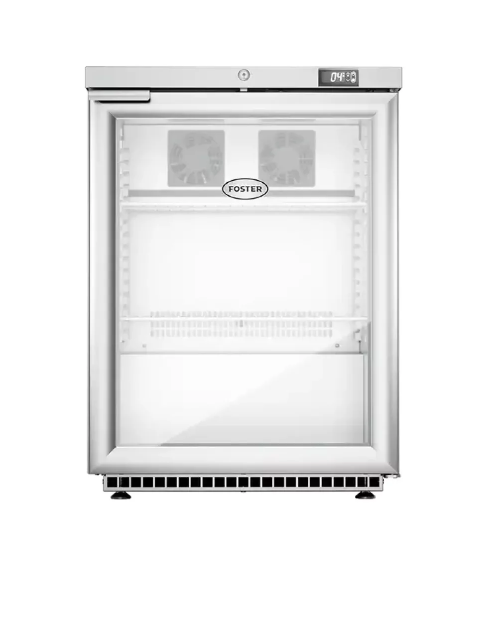 Foster HR150G/13-174 Single Glass Door Undercounter Cabinet Display Refrigerator 150 Litres - islandcatering