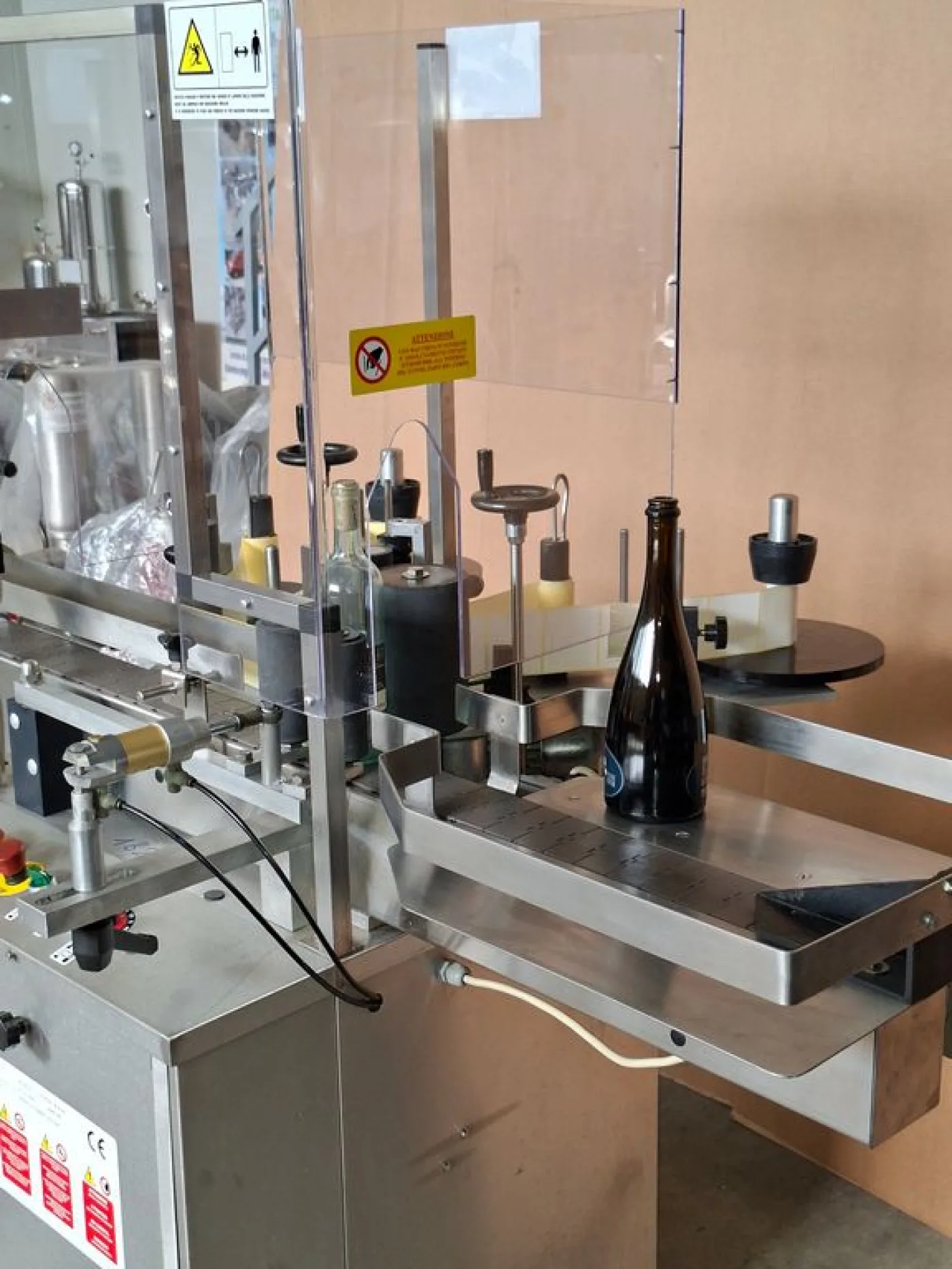 ADHESIVE LABELLING MACHINE ENOS MOD. BASE, WITH TWO STATIONS, SECOND-HAND MACHINE - 8