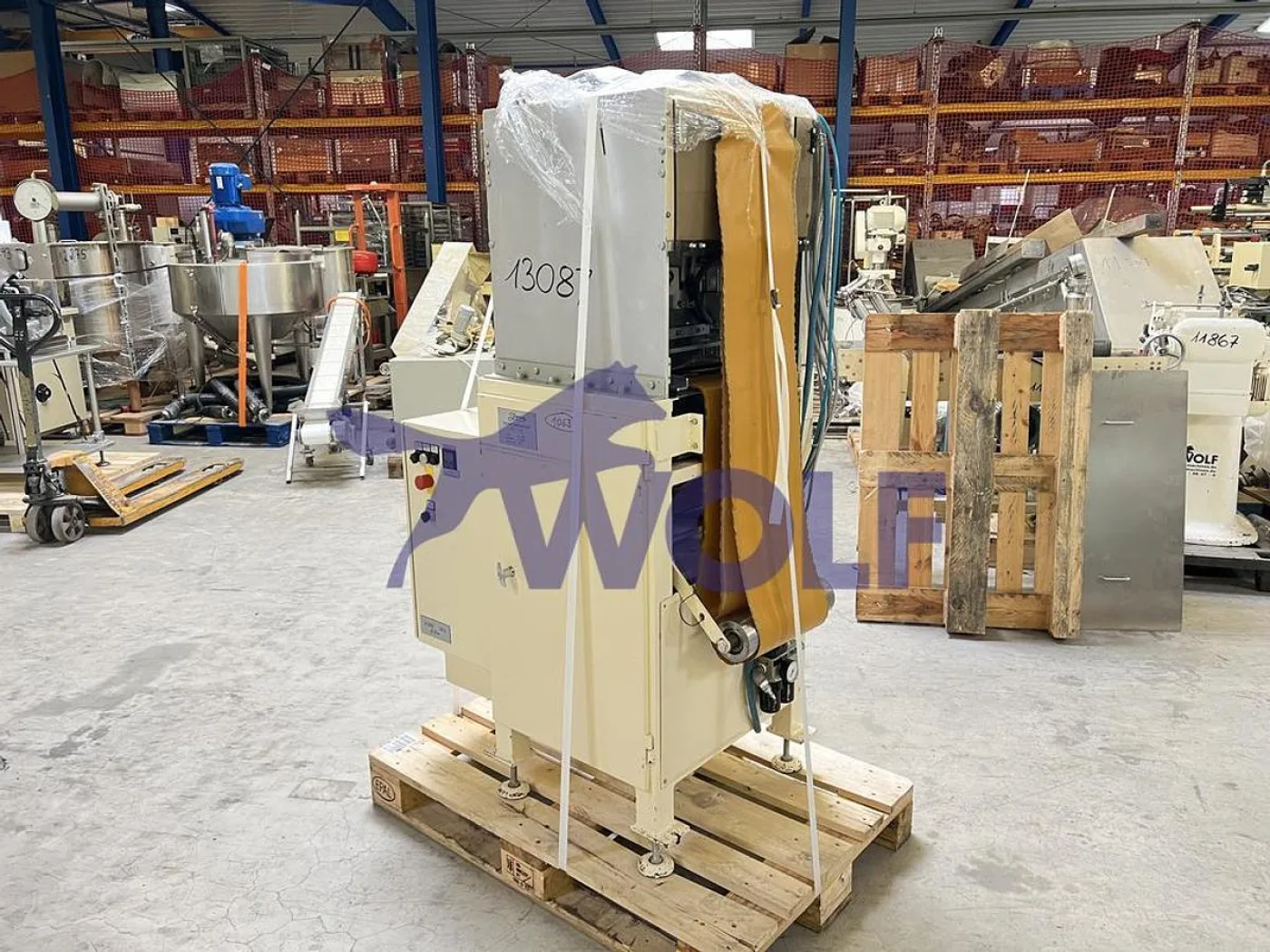 Guillotine/Hackvorrichtung HOPPE - Type GS-280, zum Ablängen der Stränge. - 2
