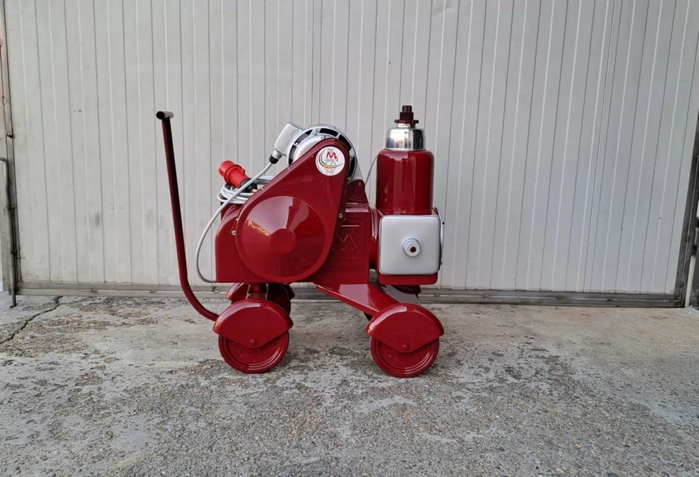 PISTON PUMP MANZINI MOD.85HL, SINGLE-CYLINDER BRONZE BODY PUMP, SECOND-HAND MACHINE - 6