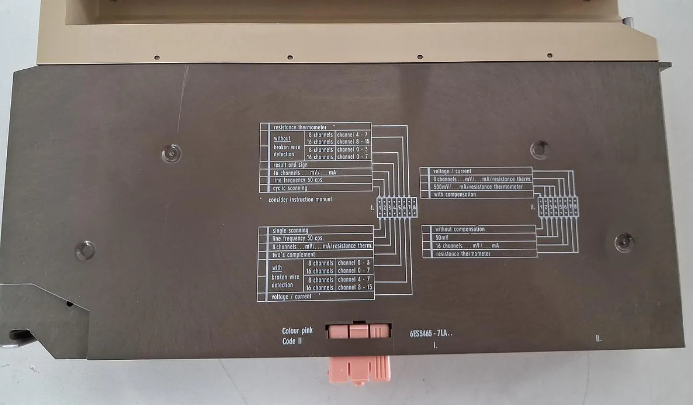 Siemens SIMATIC S5 6ES5 465-7LA13 Analog Input Module - 4