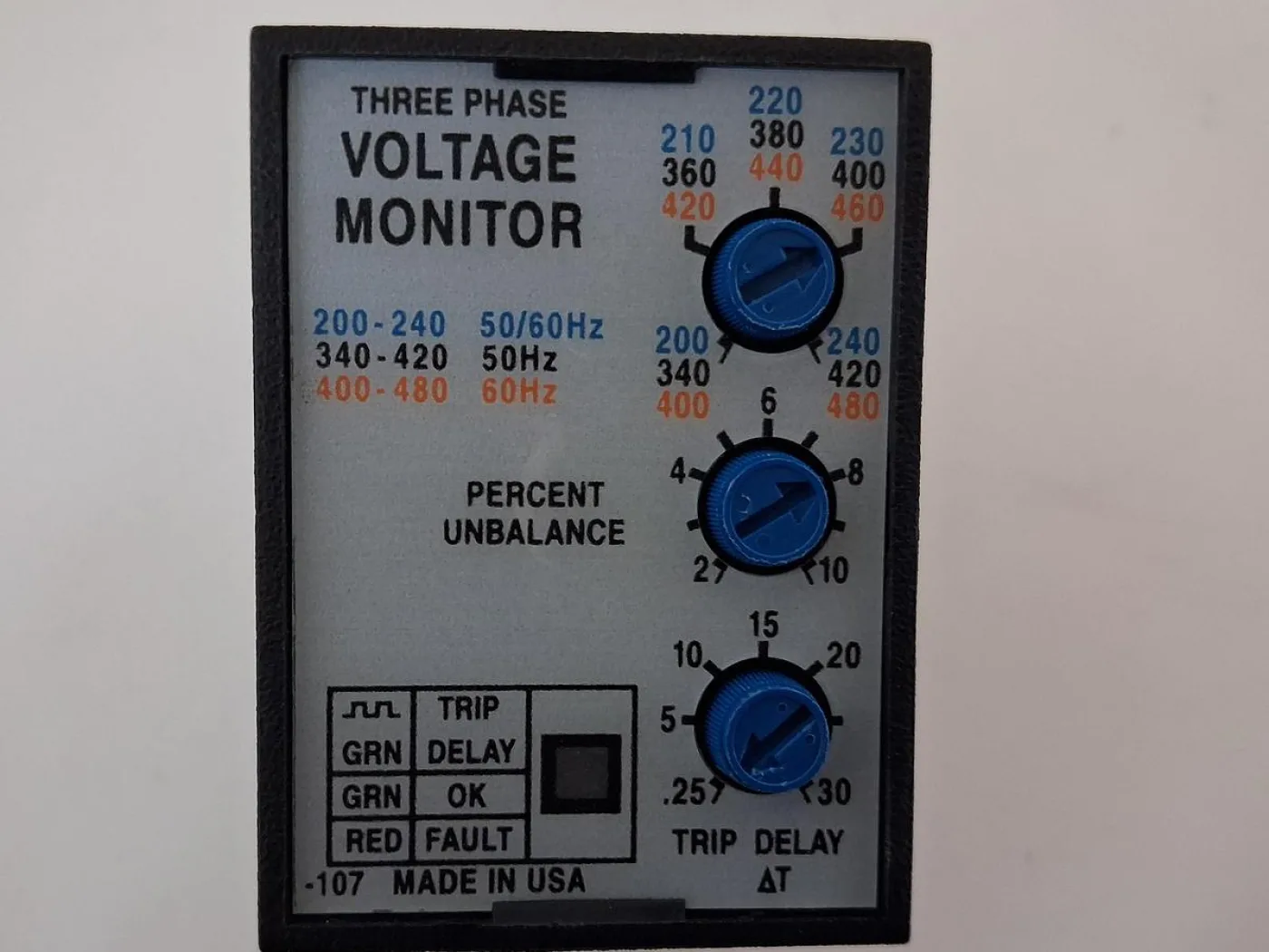 ABB SSAC PLMU11 Three Phase Voltage Monitor - 5