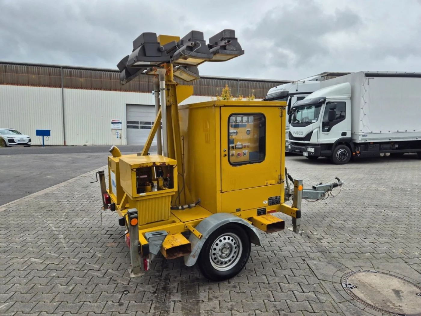 Polyma LA0400185T68W Lichtmastanhänger - 8