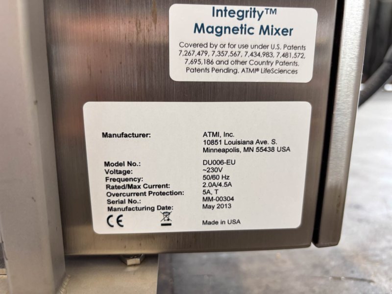 ATMI LifeSciences 350L magnet mixing vessel - Stirring vessel