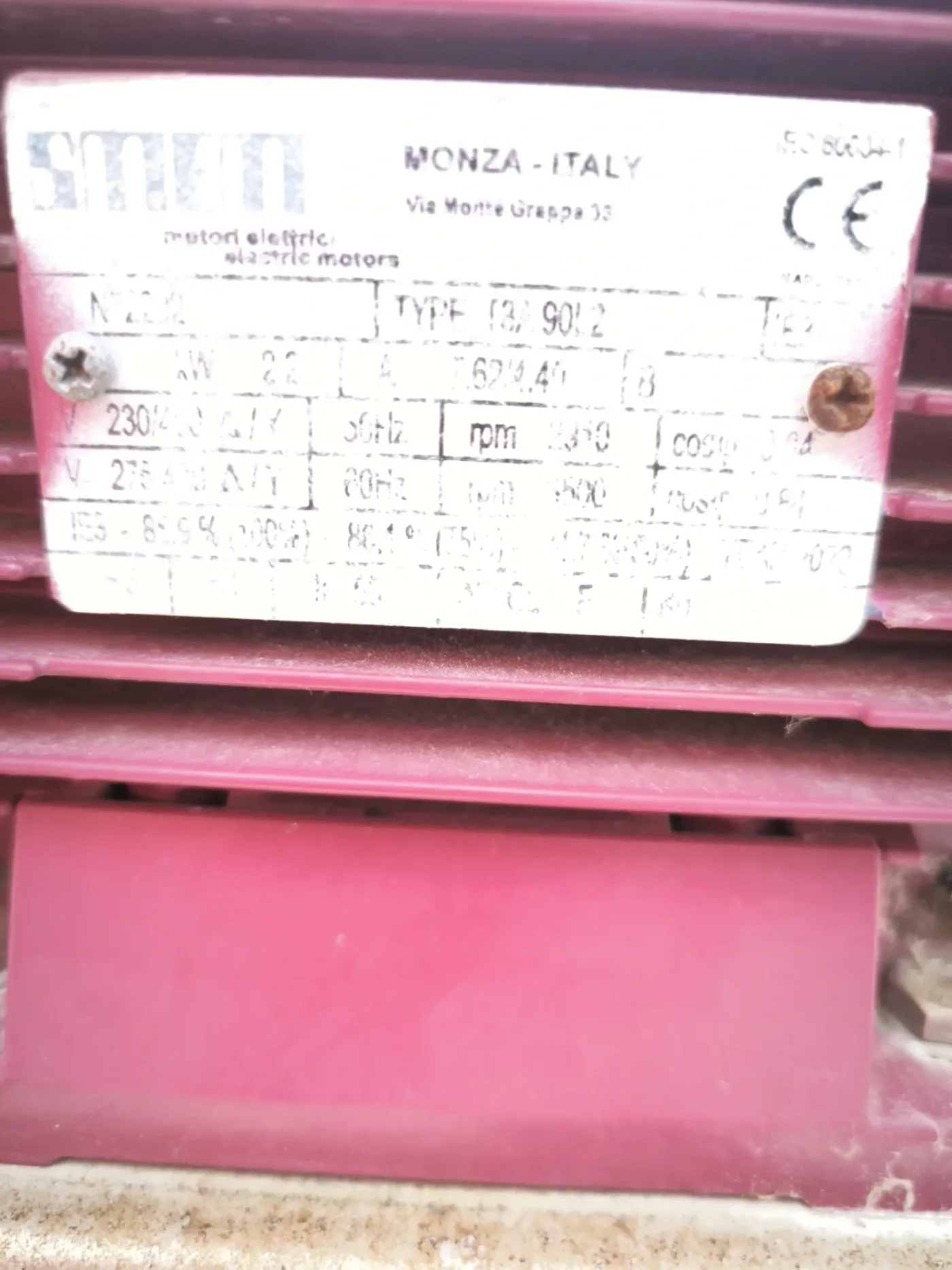 CENTRIFUGAL PUMP AFFETTI CMO-N 32-125 19 m3/h - 7